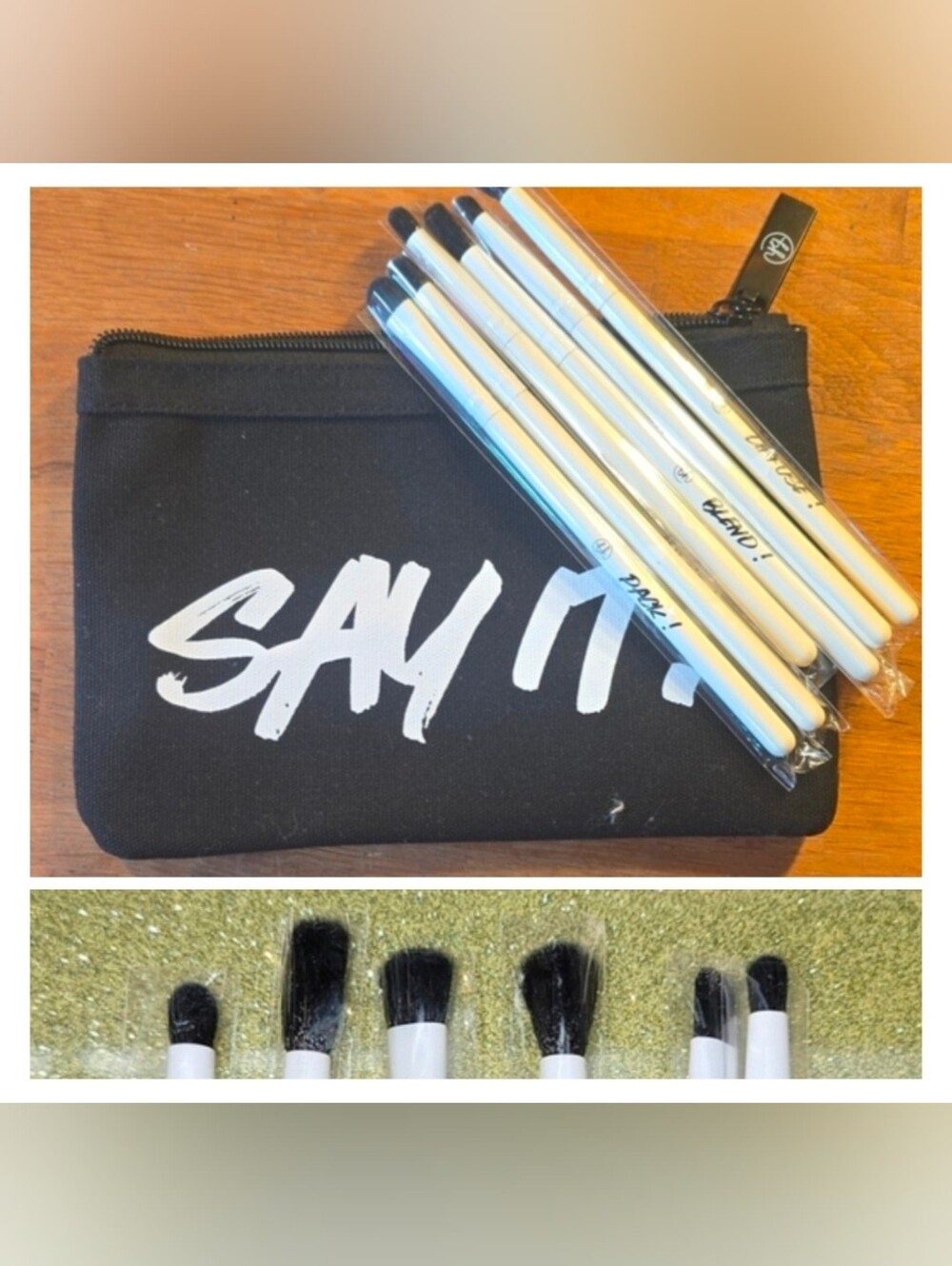 DISCONTINUED. BH Cosmetics "Say It" 6-Piece Eye Brush Set.